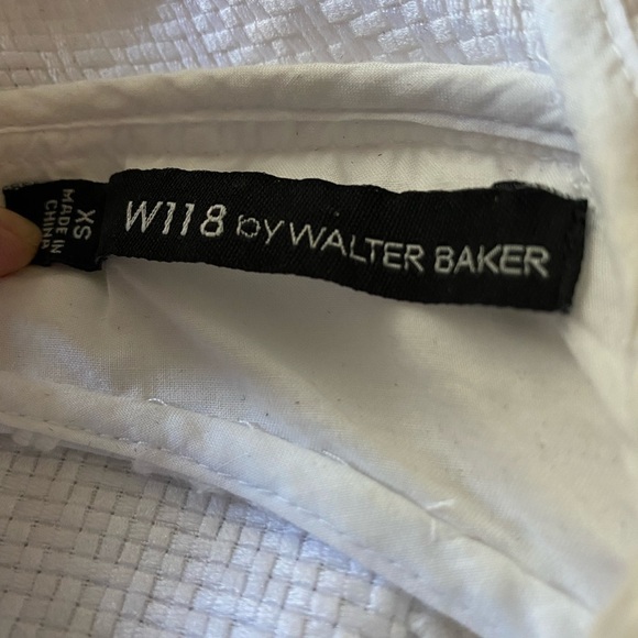 W118 by Walter Baker White Eyelet Sleeveless Dress XS - Picture 11 of 11